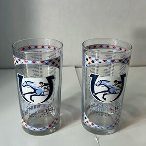 Kentucky Derby Glasses Official Mint Julep Churchill Downs Horse Racing 2017-